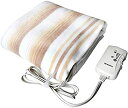 【即日発送】MORITA 洗える電気掛敷毛布 190×130cm ブラウン TMB-K19KS 新春 初売り セール 室温センサー付 温度調節 ダニ退治 頭寒足...