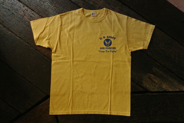 ★BUZZ RICKSON'Sバズリクソン★『SLEEPY TIME GAL』S/S T-SHIRT BR79624半袖Tシャツ153(YEL)