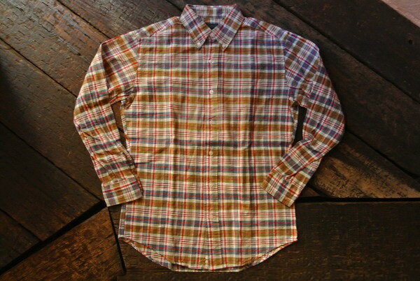 ★DEAD STOCK★貴重!初期!★WAREHOUSE DUBBLEWORKS ウエアハウス ダブルワークス★チェック柄長袖ボタンダウンシャツ長袖シャツB柄