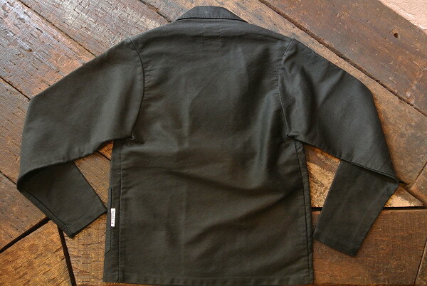 ★【CHEVRE】シェーブル★ダブルカバーオール フランス製NOIR FONTE (ブラック)