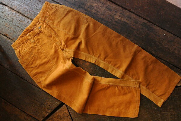 ★GO HEMPゴーヘンプ★Traveling Pants Corduroyコーデュロイトラベリングパンツワークパンツ　クライミングパンツMustard
