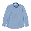 インディビジュアライズドシャツ ビジネスシャツ メンズ ★INDIVIDUALIZED SHIRTS (インディビジュアライズドシャツ)★Great American Oxford MENS / Standard FitボタンダウンシャツBlue/H07BOO