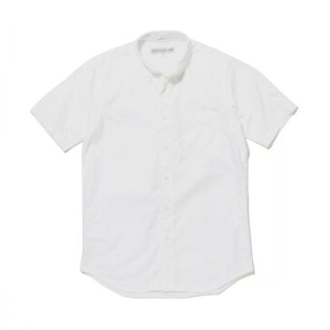 ★INDIVIDUALIZED SHIRTS (インディビジュアライズドシャツ)★Cambridge Oxford MENS / New Standard Fit Short Sleeve半袖ボタンダウンシャツWhite/D55WOO-F