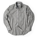 インディビジュアライズドシャツ ビジネスシャツ メンズ ★INDIVIDUALIZED SHIRTS (インディビジュアライズドシャツ)★Big Gingham Check MENS / Standard FitボタンダウンシャツBlack/A28NOP