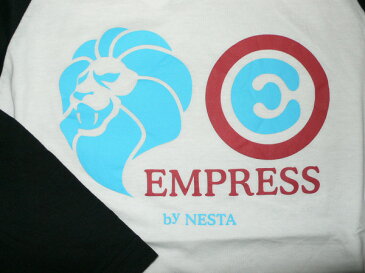 ★NESTA BRAND ネスタブランド★レディースEMPRESS七分袖ラグランTシャツ白×黒