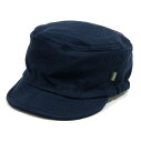 ★Phateeファティー★HALF CAP CANVAS 141-001-11-76ヘンプコットンキャンバス地ハーフキャップキャップNAVY CANVAS