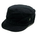 ★Phateeファティー★HALF CAP CANVAS 141-001-11-17ヘンプコットンキャンバス地ハーフキャップキャップBLACK CANVAS