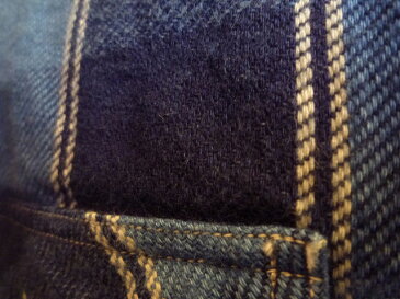 ★SugarCane シュガーケーン東洋エンタープライズ★FICTION ROMANCE（フィクションロマンス）『 INDIGO FLANNEL CHECK』インディゴフランネルシャツ SC27079ネルシャツ421NY