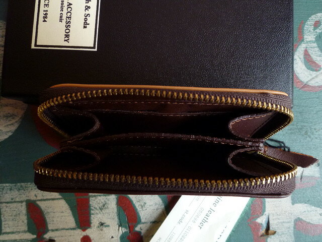 ★SCOTCH&SODAスコッチアンドソーダ★LEATHER COIN WALLET SC77143コインケースBROWN/NATURAL(C)
