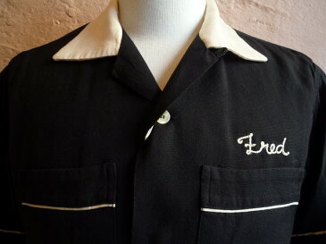 ★StyleEyes スタイルアイズ★『BOWLING SHIRT W/CHAIN EMB 