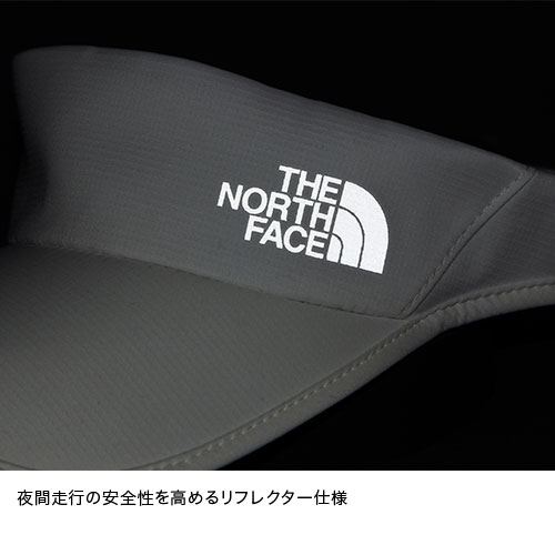 ★THE NORTH FACE ザノースフェイス★Swallowtail Visor スワローテイルバイザー NN01678リップストップナイロン素材ランニング用サンバイザー(SW)スノーホワイト