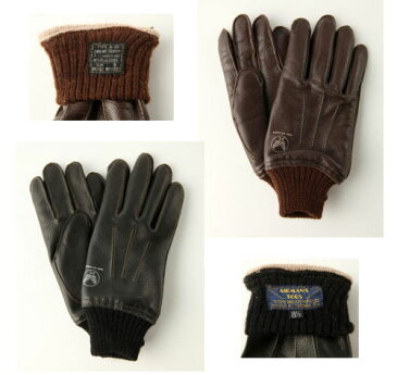 ★TOYS McCOYトイズマッコイ★★A-10 GLOVES A-10 グローブ TMA1424★ミリタリー レザーグローブ　手袋ブラウン(050)