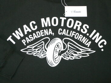 ★TWINSACOUSTICアコースティック★モータース長袖Tシャツブラック
