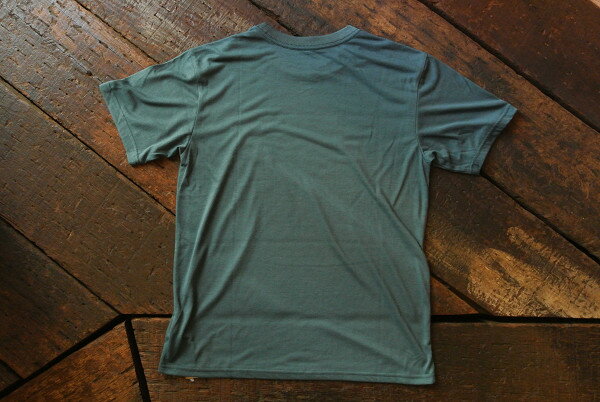★TRAIL BUM トレイルバム★ “NORTHWEST COAST” COOL MAX PRINT T-SHIRTSクールマックスプリントTシャツBLUE JADE / WOLF 3