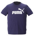 大きいサイズ メンズ トレーニングウェア エッセンシャルロゴ 半袖Tシャツ PUMA 3L 4L プリント(ラバー) バックデザイン無 1278-3202- 快...