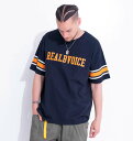 【大きいサイズ】天竺半袖Tシャツ RealBvoice(3L~8L)