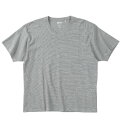 大きいサイズ メンズ オーガニックコットンミジンボーダーVネック半袖Tシャツ Mc.S.P 3L 4L 5L 6L 7L 8L 1278-4512 カジュアル 快適 丈夫 通気性 優れた質感 ソフトタッチ 春夏向け アウトドア 日常着 デザイン