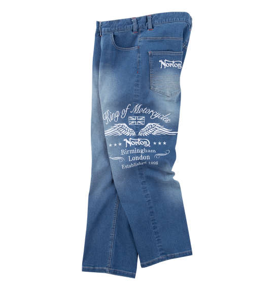 大きいサイズ メンズ デニムパンツ Norton ブラック 3L カジュアルなデザインで快適な履き心地 ネイビーも展開 ブランドの信頼感 1274-5217- スタイリッシュ 丈夫な作り 動きやすい デイリーユースに最適 定番アイテム おしゃれ シーズンレス