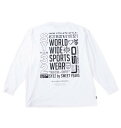 大きいサイズ メンズ マルチロゴバックプリント長袖Tシャツ SY32 by SWEET YEARS カテゴリー トップス ブランド エスワイ サカゼン サイズ 3L 4L 5L 6L 8L 1278-5120 カジュアル 快適 丈夫 おしゃれ デザイン性 着心地良い
