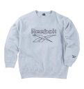 大きいサイズ メンズ エステル裏起毛クルートレーナー Reebok 3L 4L 5L 6L 8L 1278-4625 カジュアル 快適 丈夫 スポーティ 冬用 ...