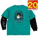 【ポイント20倍!5/19まで衣替え応援!】大きいサイズ メンズ 半袖T×長袖TレイヤードTシャツ (What it isNt) 3L 4L 5L 6L 7L ...