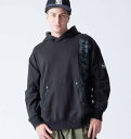 大きいサイズ メンズ 長袖トップス 23 ST VERTICALプルパーカー ブラック DCSHOES 3L 4L 5L 6L /フード/リブ(袖口・裾)/カン...