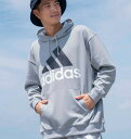 大きいサイズ メンズ アウター スウェットプルパーカー ミディアムグレーヘザー adidas アディダス 3L 4L 5L 6L 8L カジュアル スポーツ 秋冬 1276-3310 快適 丈夫 おしゃれ 動きやすい 軽量 防風 通気性抜群 柔らかい(4)