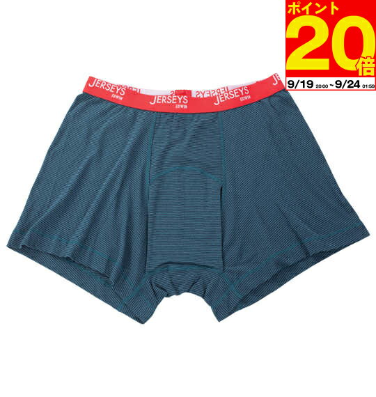 【ポイント20倍！9/24まで！】大きいサイズ メンズ 下着 JERSEYSローゲージフライスボーダーニットトランクス ダークグリーン EDWIN 前立て両開き ストレッチ 股上深め設定 3L 4L 5L 6L 7L 8L 1249-4333 快適 丈夫 柔軟 通気性抜群 モダン デザイン性 伸縮性 通年使用 123