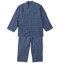 大きい メンズ TCツイルチェック長袖パジャマ marie claire homme 3L 4L 5L 6L 7L 8L パジャマ 不明 ネイビー 1279-4300- 快適 おしゃれ 柔らかい向け 高品質 着心地抜群デザイン性 シンプル