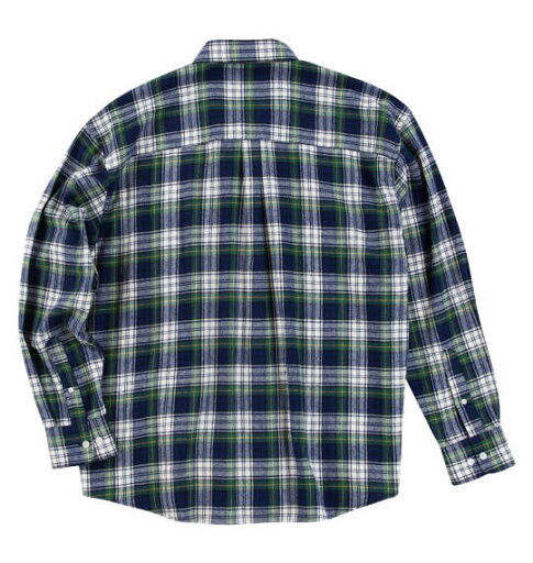 【ポイント20倍!10/27まで!】大きいサイズ メンズ ネルチェック長袖B.Dシャツ POLO BCS カジュアルシャツ 3L 4L 5L ネイビー 1277-4346 快適 通気性 定番 おしゃれ 高品質 着心地良い オールシーズン対応 スタイリッシュ