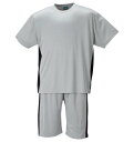 【ポイント10倍!5/16 23:59まで!】大きいサイズ メンズ ハニカムメッシュ脇切替半袖Tシャツハーフパンツセット COLLINS 3L 4L 5L 6L...