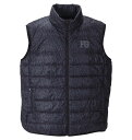 大きい メンズ ライトダウンベスト FILA GOLF 3L 4L 5L 6L 7L 8Lアウター 4L5L6L カラーブラック1273-2355- 防寒 軽量 ゴルフウェア スポーツ おしゃれ 大人用 ファッション 通気性 快適