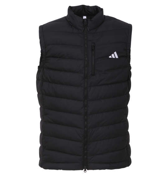 【大きいサイズ】リップストップ保温撥水フルジップダウンベスト adidas golf(3L~8L)