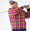 大きいサイズ メンズ トレーニングウェア 裏蓄熱軽量ニットジャケット ピンク LOUDMOUTH ラウドマウス 3L 4L 5L 6L アウター ゴルフウェア ...