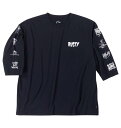 【ポイント10倍!5/16 23:59まで!】大きいサイズ メンズ PEARTEX七分袖Tシャツ RUSTY 3L 4L 5L 6L 7L 8L