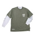 大きいサイズ メンズ 長袖T&半袖TレイヤードTシャツ BEN DAVIS 3L 4L 5L 6L 7L 8L