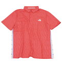 adidas golf HEAT.RDYデボスグラフィック半袖シャツ 【店内全品いつでもポイント5倍以上】大きいサイズ メンズ ビッグサイズ 服 3L 4L 5L 6L 8L 大きいサイズ専門店 ビックサイズ 超特大