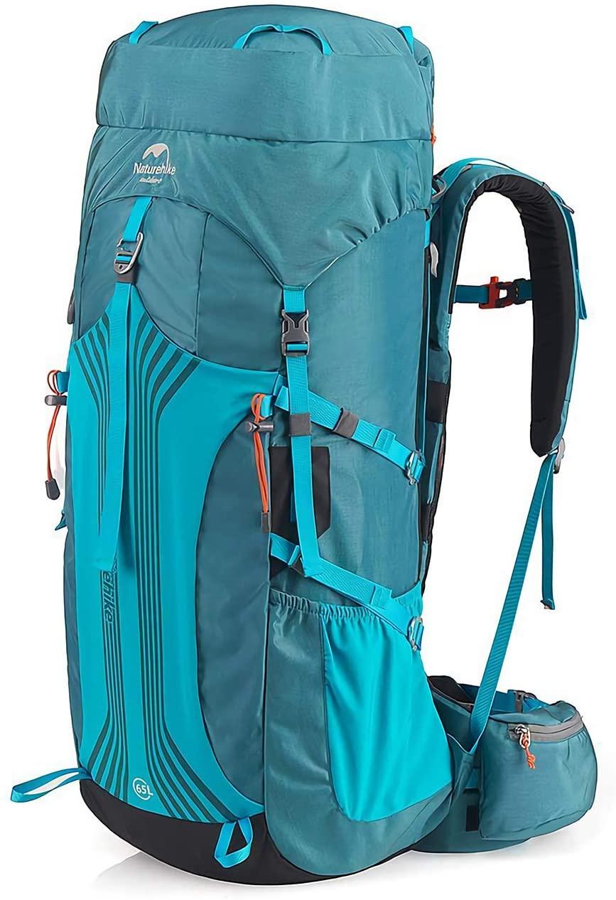 Naturehike 45L 55L＋5Lと65L＋5L三種類選びできる 登山リュックサック 大容量 バックパック 収納性抜群 防災 リュック 多機能 ハイキングバッグ 高通気性 男女兼用 アウトドア/キャンプ/旅行/遠足