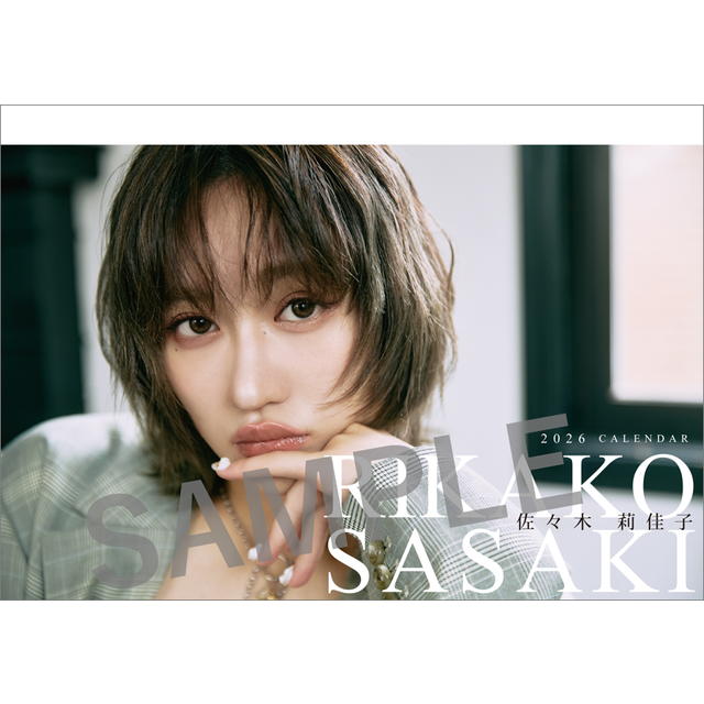 【11月下旬発売予定予約】卓上 佐々木莉佳子 2026年 ( 令和8年 ) カレンダー CL-179【同梱不可】【ヒラcal】