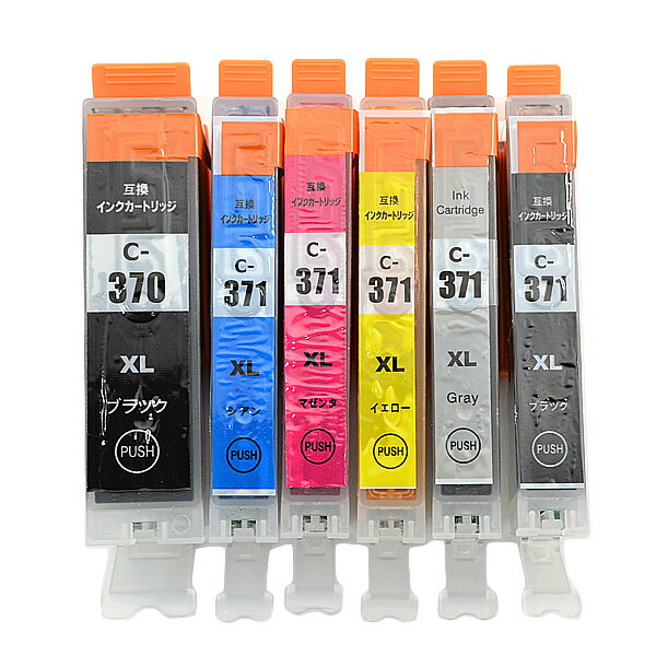 �ߴ����󥯥����ȥ�å� CANON (����Υ�) BCI-370/371XL�ߴ� 6�����å� ���󥯥����ȥ�å���AIC370371MP6