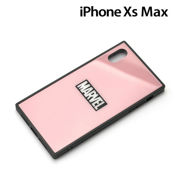 Rakuten - MARVEL iPhone XS Max（6.5インチ）用 ガラスハイブリッドケース ロゴ/ピンク　PG-DCS633PK【メール便送料無料】