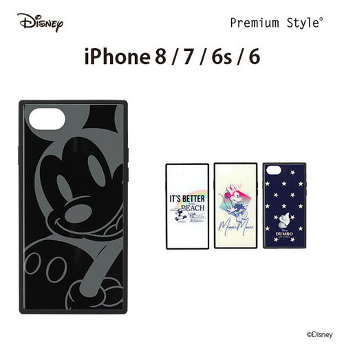 Rakuten - ディズニー iPhone 8/7/6s/6用 ガラスハイブリッドケース　PG-DCS730MKY/PG-DCS731MKY/PG-DCS732MNE/PG-DCS733DMB【メール便送料無料】