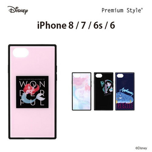 Rakuten - ディズニー iPhone 8/7/6s/6用 ガラスハイブリッドケース　PG-DCS734ARL/PG-DCS735ARL/PG-DCS736JSM/PG-DCS737GEN【メール便送料無料】