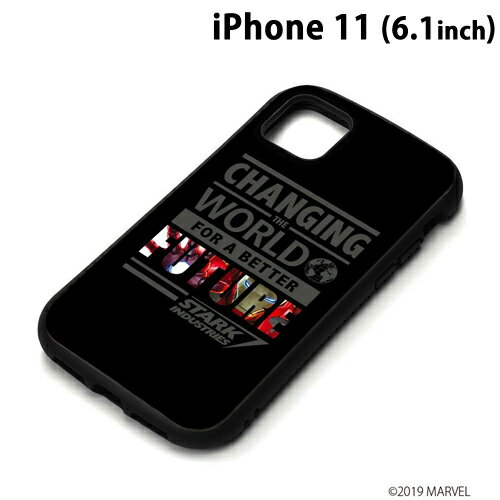 MARVEL iPhone11 (6.1インチ) ハイブリッドタフケース アイアンマン PG-DPT19B11IRM【メール便送料無料】