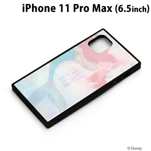 Rakuten - ディズニー iPhone11 Pro Max (6.5インチ) ガラスハイブリッドケース アリエル＆セバスチャン　PG-DGT19C07ARL【メール便送料無料】