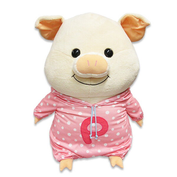 【送料無料】 ぷーとん ぬいぐるみ (XL)サイズ パーカー　 AOPUTONXLD【ぷーとん/ぶた/動物/ぬいぐるみ/インテリア/かわいい/抱きぐるみ/ギフト/プレゼント/ギフト】【あす楽対応】のサムネイル