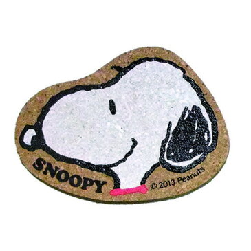 ◇ スヌーピー (SNOOPY) ダイカットコースター スヌーピーA　SNC350SA【snoopy/ピーナッツ/木製/日本製/インテリア/プレゼント/コップ敷き/コップ受け/マット/コルク/coaster】