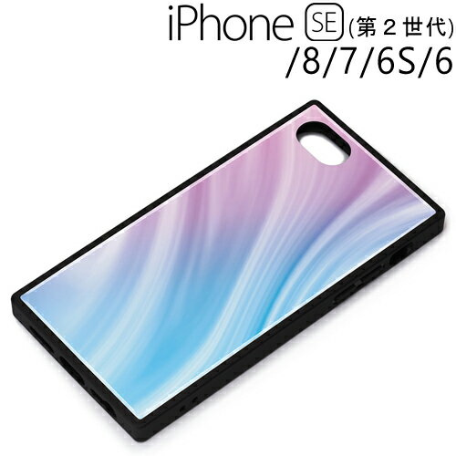 Rakuten - iPhone SE（第2世代） iPhone8 iPhone7 iPhone6s iPhone6 (4.7インチ) 専用 ガラスハイブリッドケース パープル　PG-20MGT13PP【メール便送料無料】