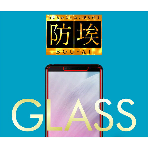 レイ・アウト Xperia 10 II ( docomo SO-41A / au SOV43 / Y!mobile ) 専用 ガラスフィルム 防埃 10H ブルーライトカット ソーダガラス　RT-RXP10F/BSMG【メール便送料無料】