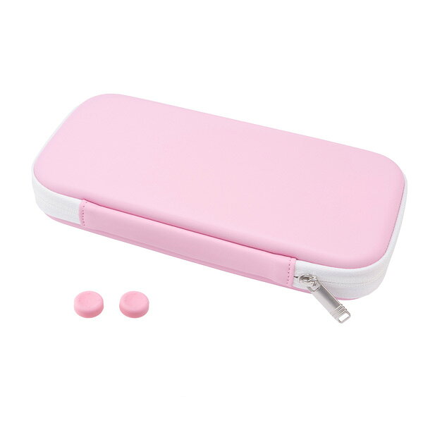 CYBER SWITCH用セミハードケース スリム プラス ピンク　CY-NSSHSP-PI【nintendo/スイッチ用アクセサリー/任天堂/ゲーム/周辺機器/スイッチ/ジョイコン/カバー/シリコン/キッズ】【アウトレット】